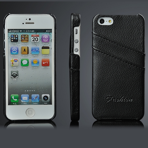 Elegant hard case svart, iPhone 5/5S/SE