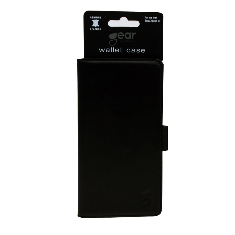 Gear plånboksväska svart, iPhone 6/6S