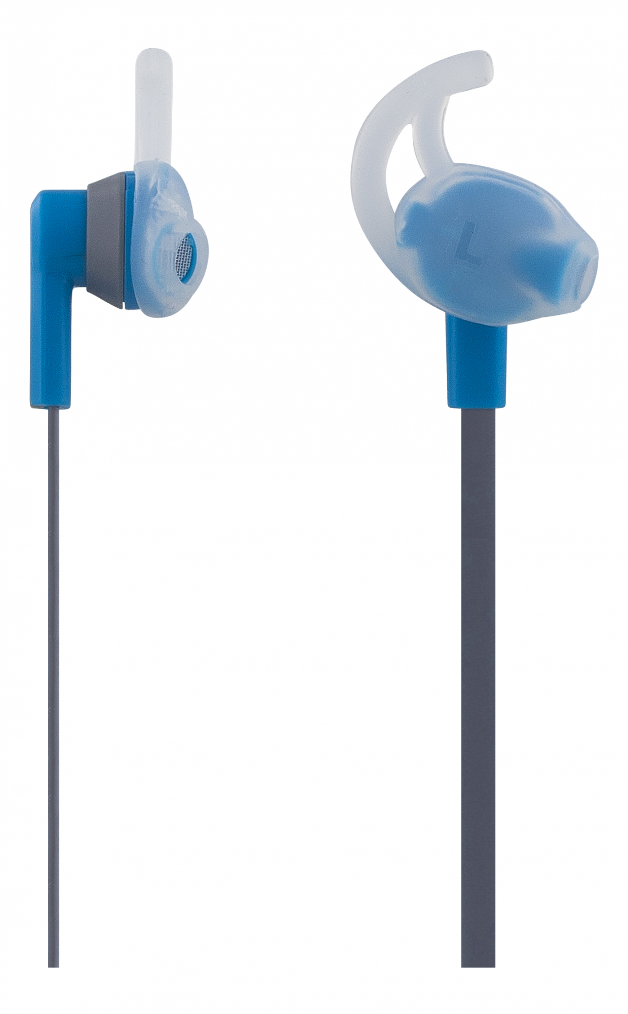 Streetz Bluetooth sporthörlurar med mikrofon, grå/blå