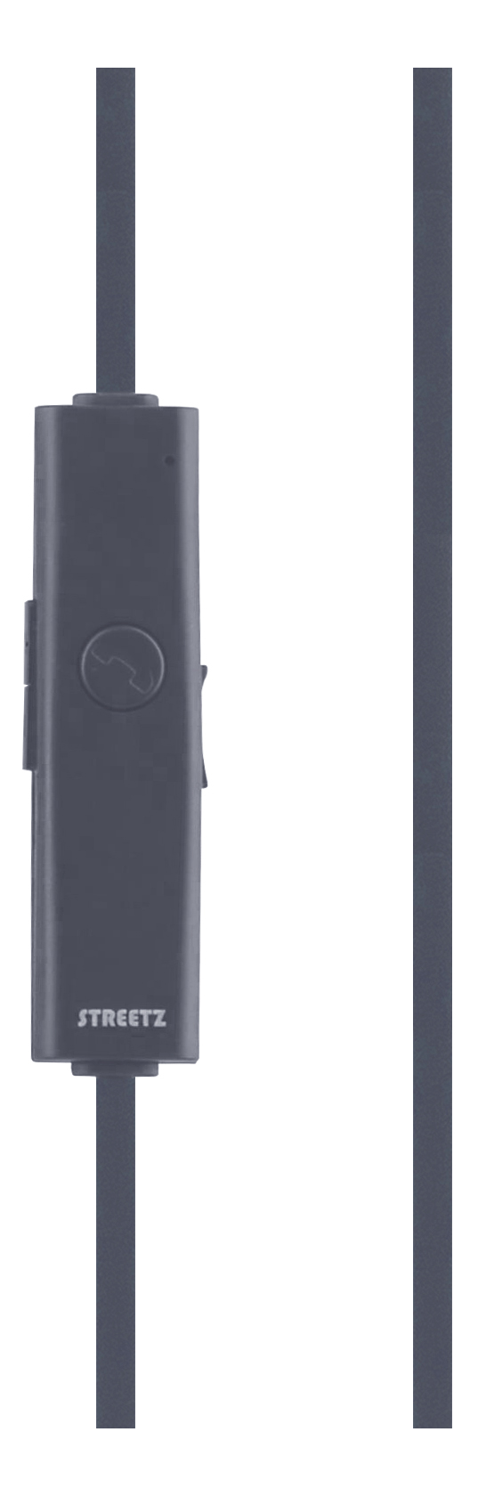 Streetz Bluetooth sporthörlurar med mikrofon, grå/blå