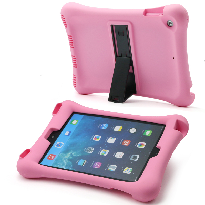 Silicone Shockproof Protective for iPad Air iPad Air 2 iPad 9.7-Pink