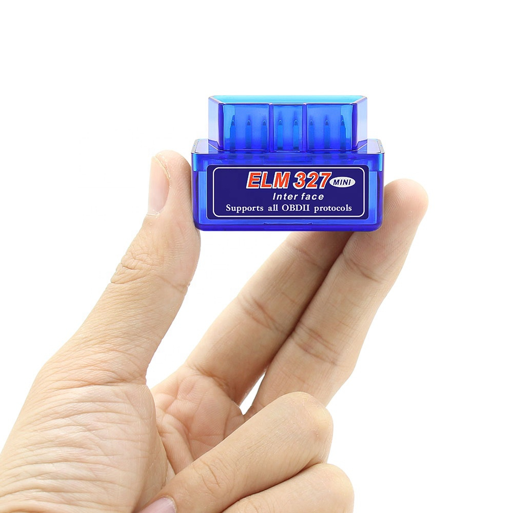 ELM 327 Bluetooth OBD2 Diagnostiseringsverktyg för bilar, blå