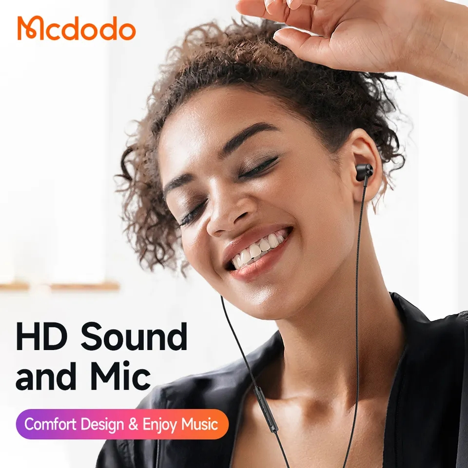 McDodo HP-348 Crystal In Ear-hörlurar med Lightning-kontakt,1.2m