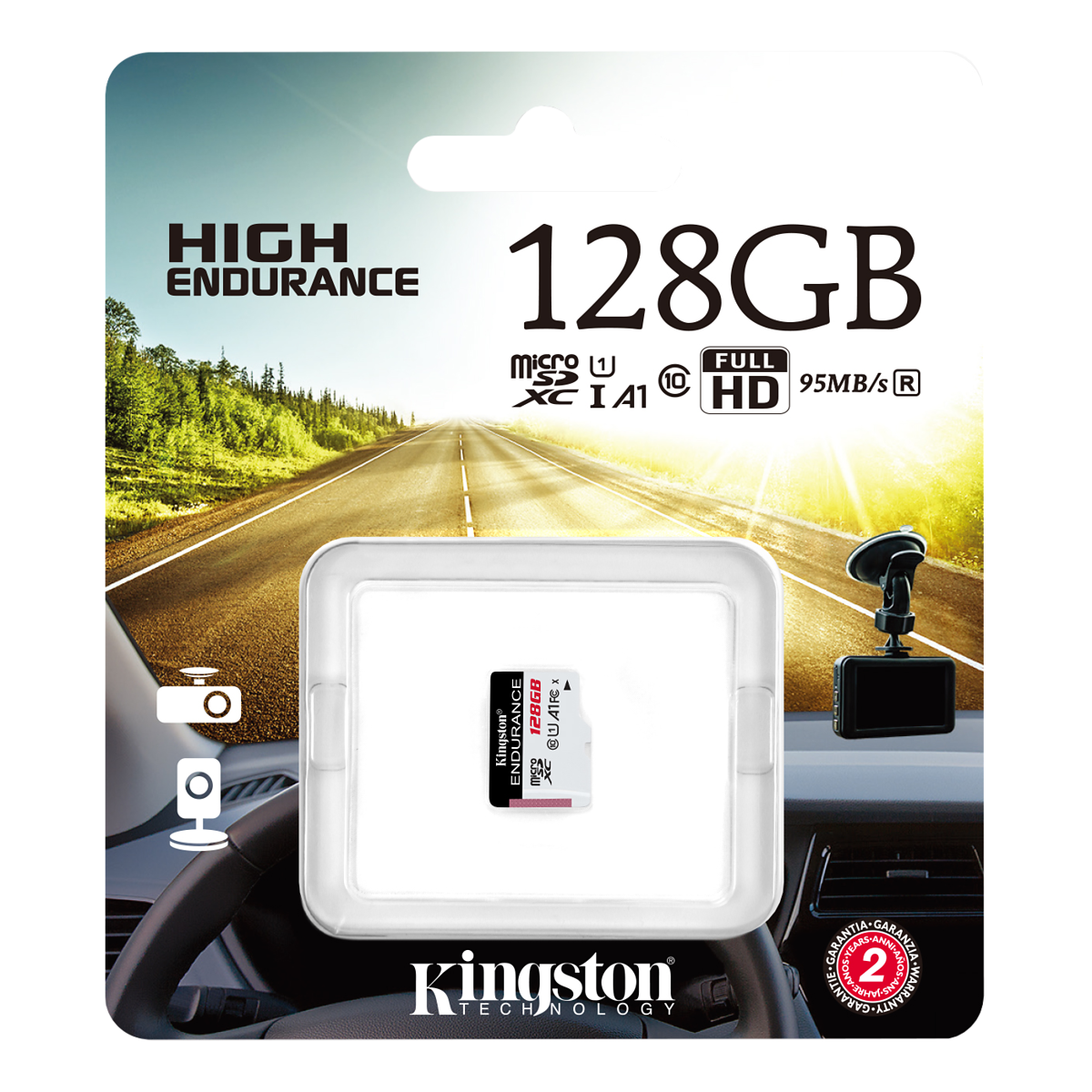 Kingston Endurance MicroSDHC 95R/30W UHS-I, 128GB