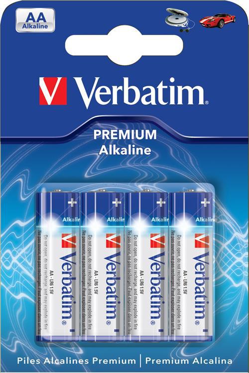 Verbatim batterier AA(LR06), 4-pack