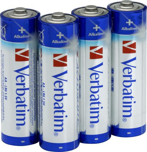 Verbatim batterier AA(LR06), 4-pack