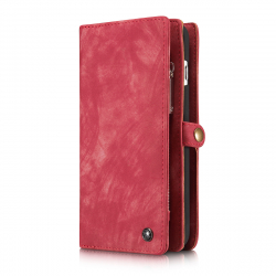 CaseMe plånboksfodral med magnetskal, iPhone 6/6S Plus, röd