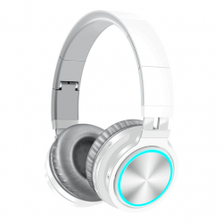 PICUN B12 Trådlösa On Ear Bluetooth-hörlurar, vit
