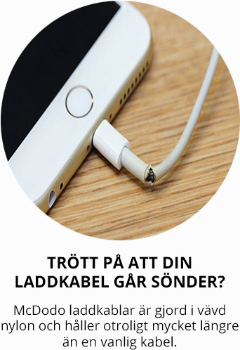 Trött på att din laddkabel går sönder? Köp laddkabel från Mcdodo