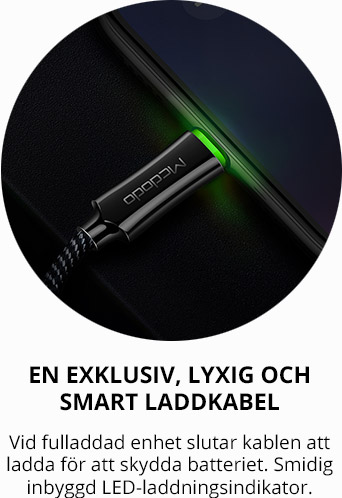 En exklusiv, lyxig och smart laddkabel från Mcdodo