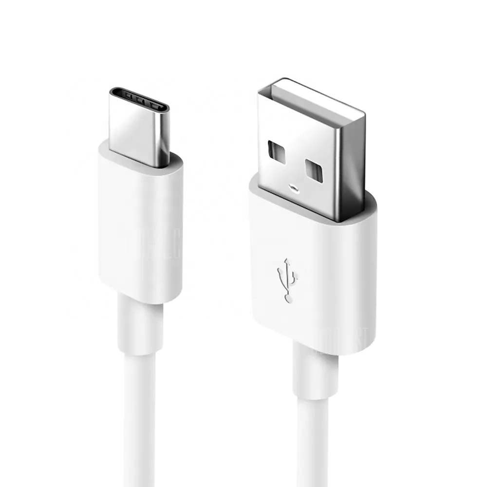 USB-C kabel, 0.25m, 2A, vit