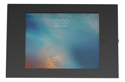 Maclocks iPad Enclosure Wall Mount, väggstativ för iPad, svart