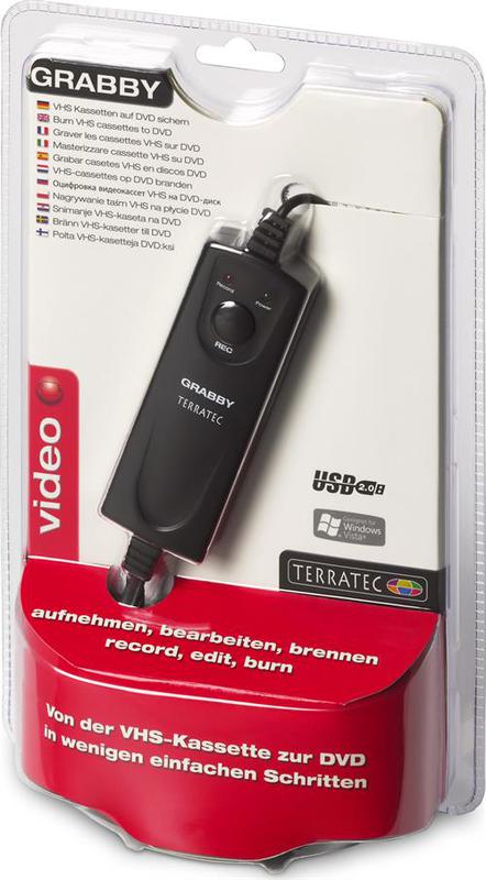 TerraTec Grabby, videograbber med USB-anslutning och programvara
