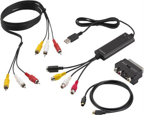 TerraTec G1, USB 2.0 videograbber MPEG-1/2/4, 720x576, ljud/bild