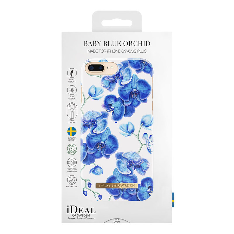 iDeal Fashion Case magnetskal iPhone 8/7/6 Plus Baby Blue Orchid