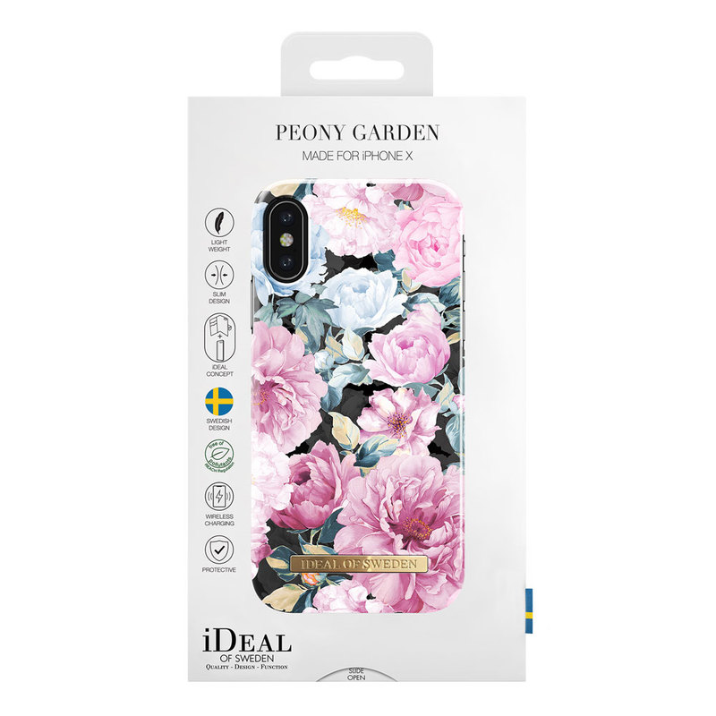 iDeal Fashion Case magnetskal iPhone X/XS, Peony Garden