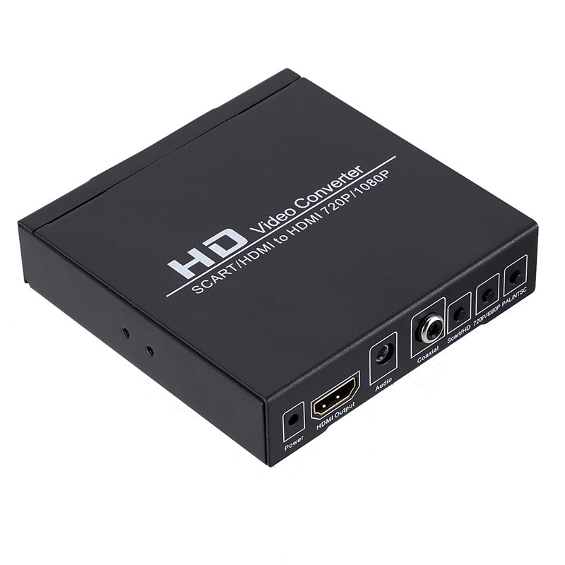 Signalomvandlare, SCART till HDMI, 1080p, svart