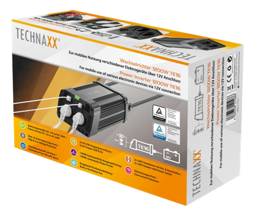 Technaxx Power Inverter 1200W TE16