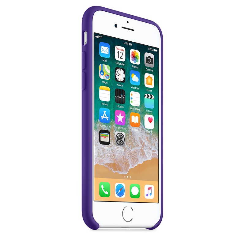 Apple MQGR2ZM/A silikonskal till iPhone 8/7, ultraviolett