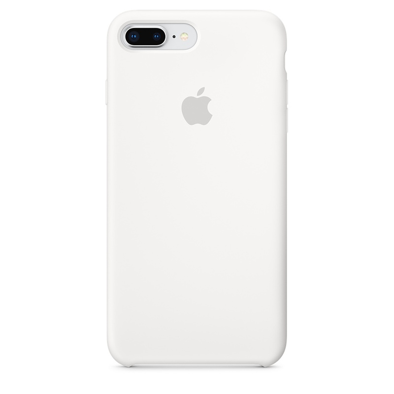 Apple MQGX2ZM/A silikonskal till iPhone 8/7 Plus, vit