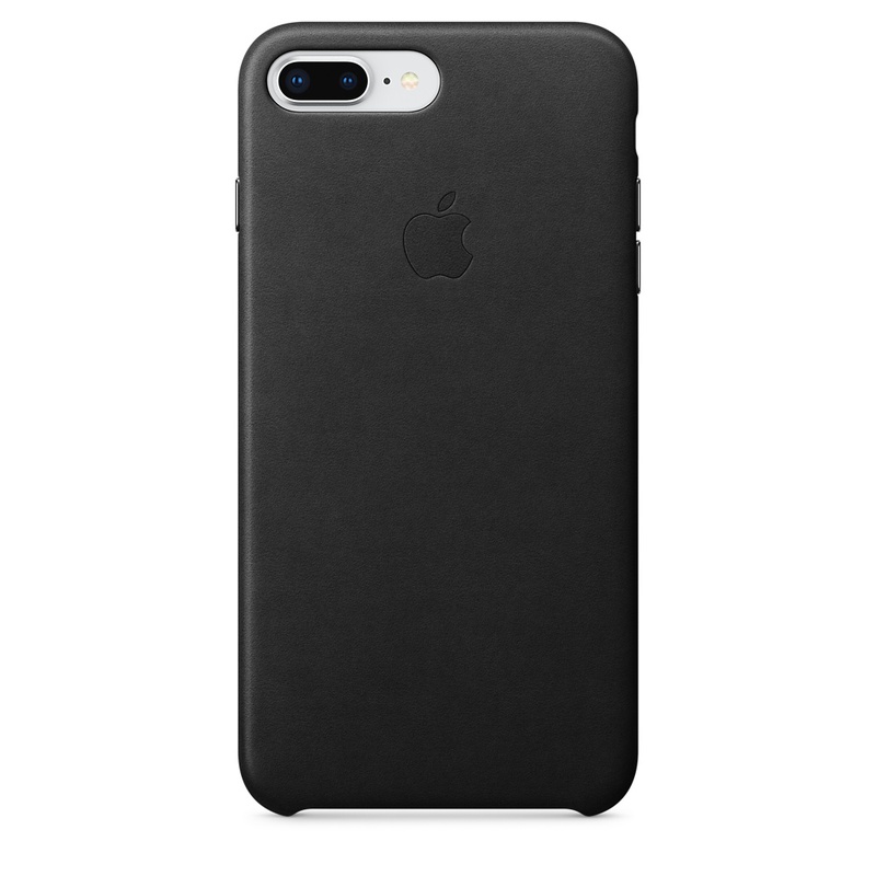 Apple MQHM2ZM/A läderskal till iPhone 8/7 Plus, svart