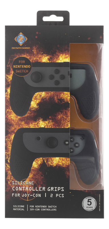 Deltaco GAMING Nintendo Switch Joy-Con Silicone Controller Grips