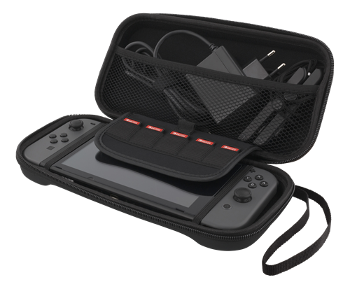Deltaco GAMING Nintendo Switch hard carry case, plats för 5 spel