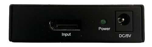 DisplayPort Splitter, 2x DP-utgångar, 4K, 3D, DP 1.2, svart