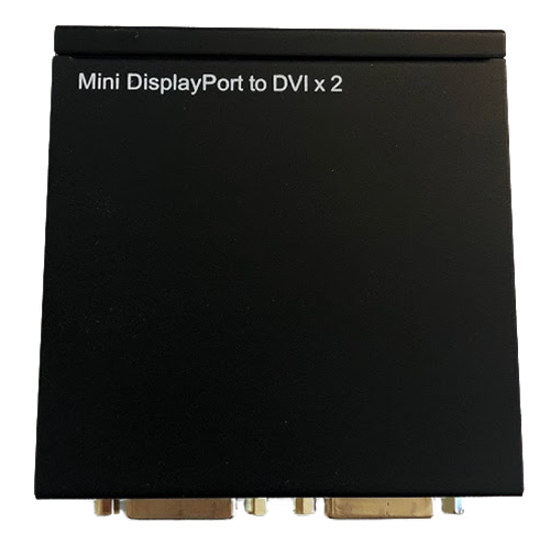 MiniDisplayPort till DVI-Splitter, två DVI-I utgångar, Full HD