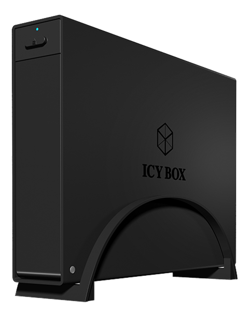 Icy Box extern kabinett för 1x3,5" SATA hårddisk, USB 3.1, Typ-C