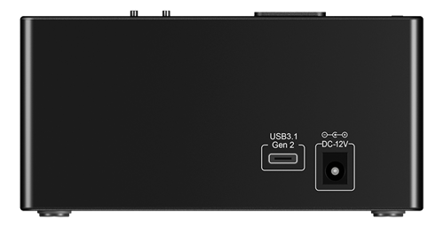 Icy Box Type-C 2 bay Dockning pch Klonstation med USB 3.1