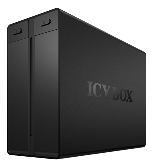 Icy Box Extern RAID System, 2x SATA 3,5" to 1x USB 3.0, 1x eSATA