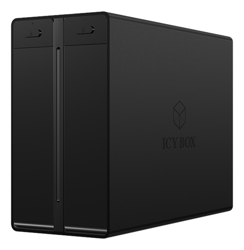 Icy Box Ext RAID system, 2x SATA 3.5" to 1x USB 3.1 Gen 2 Type-C