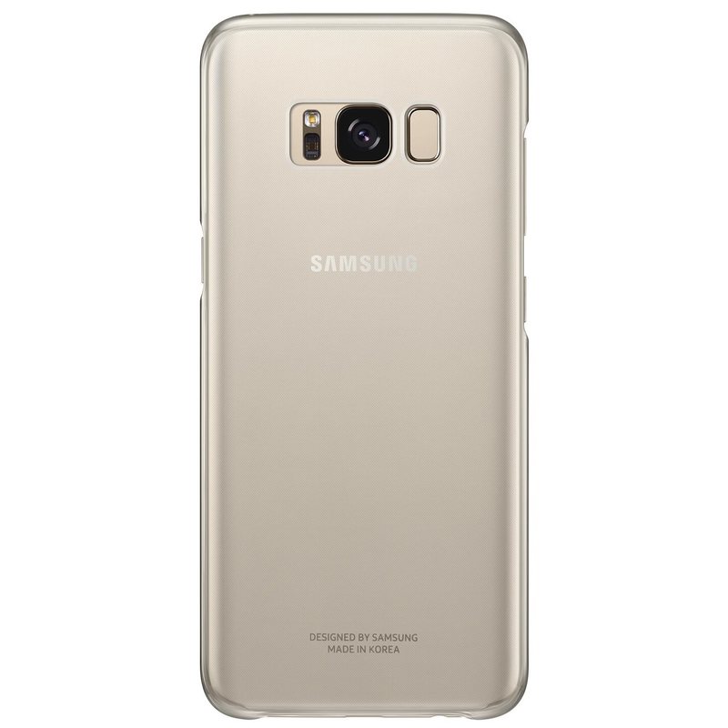 Samsung Clear Cover Galaxy S8, guld