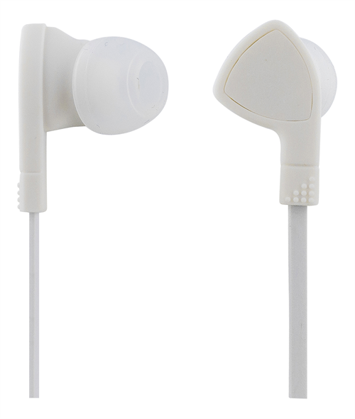 STREETZ in-ear hörlurar med mikrofon, 3,5mm, 1,2m, vit