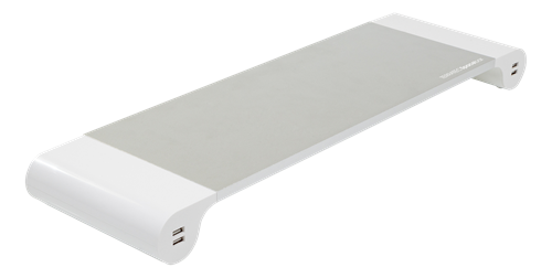 TERRATEC Spacebar, bordsstativ i aluminium, USB-portar