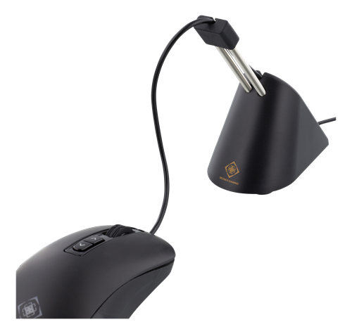 Deltaco GAMING Mouse Bungee svart/silver