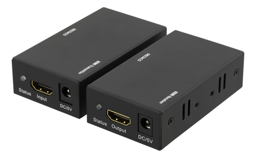 DELTACO HDMI över Ethernet förlängare, Upp till 60m, Full HD
