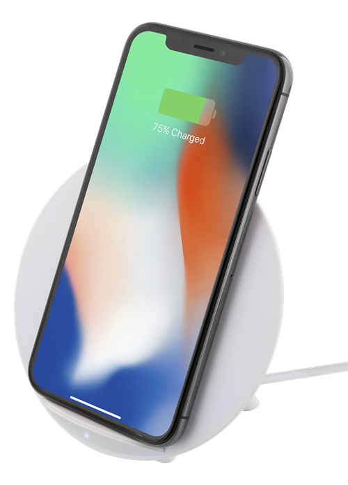 Deltaco Trådlös Snabbladdare för iPhone och Android, 10W
