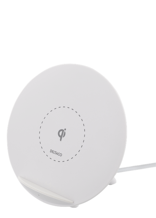 Deltaco Trådlös Snabbladdare för iPhone och Android, 10W
