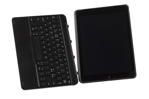 Deltaco Bluetooth tangentbord med skal iPad 9.7" laptop-design