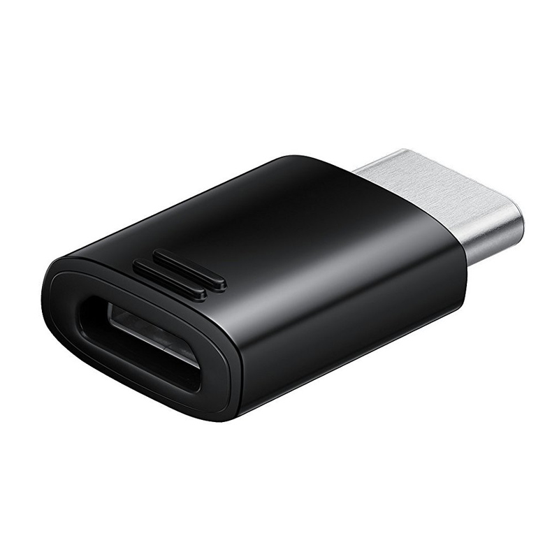Samsung originaladapter MicroUSB till USB-C, EE-GN930BB, svart