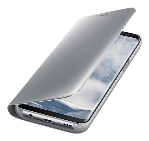 Samsung Clear View fodral silver, Galaxy S8
