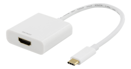 Deltaco USB-C till HDMI adapter, 4096x2160 30Hz