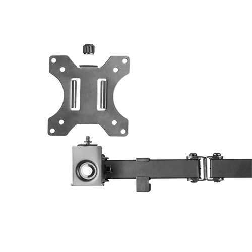 Dual-monitor skrivbordsfäste, 13"-32" skärmar, VESA 75x
