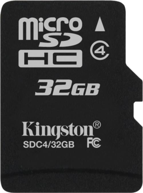 Kingston microSDHC Class 4, 32GB