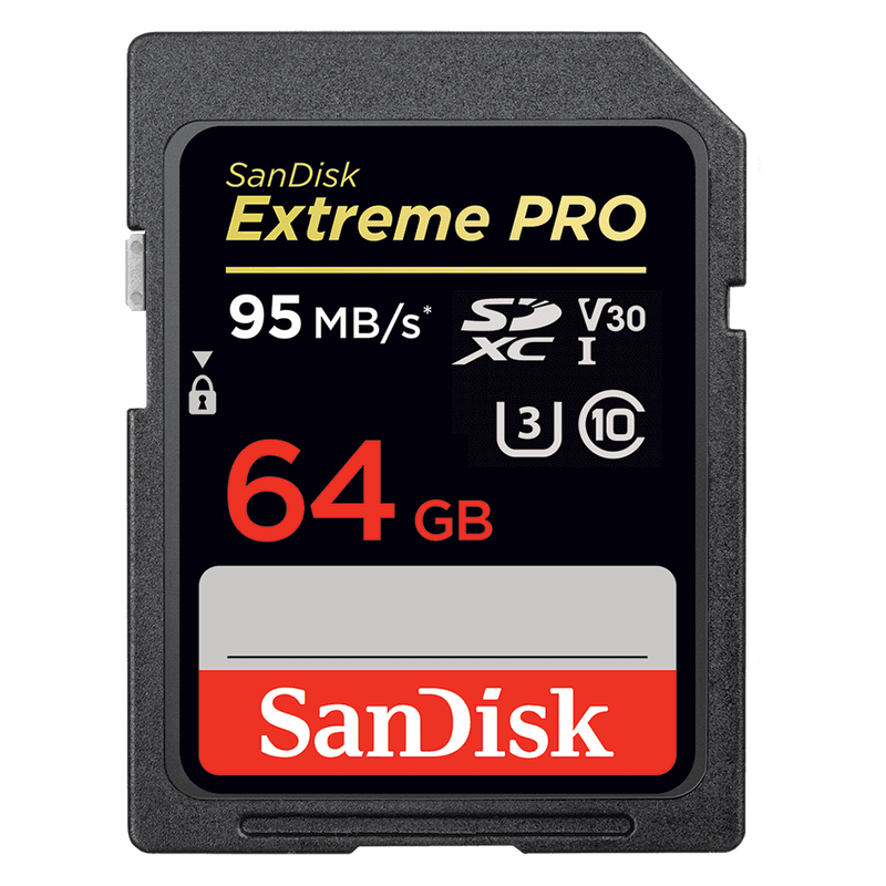 SanDisk Extreme Pro SDXC UHS-I klass 10, 64GB