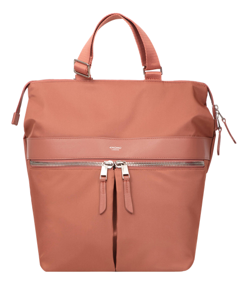 Knomo Gilbert Laptop Tote Backpack, för 14" laptops, rosa