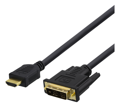Deltaco HDMI till DVI-kabel, Full HD, 5m