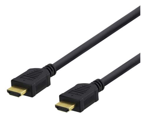 Deltaco HDMI-kabel v2.0, 4K, UltraHD 60Hz, 1m